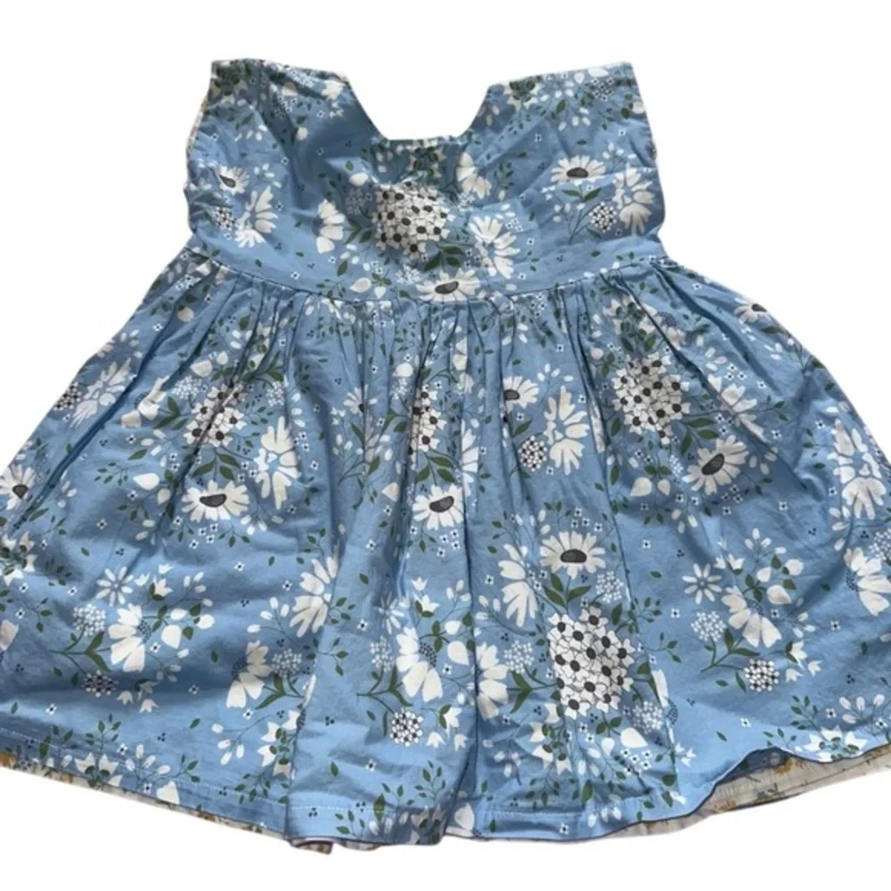 Handmade Girls dress size 3T 4T spring summer dress reversible